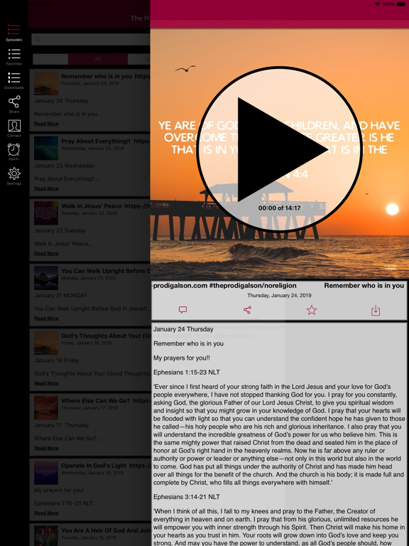 Prodigal Son iPad screenshot 3 - Lifestyle app
