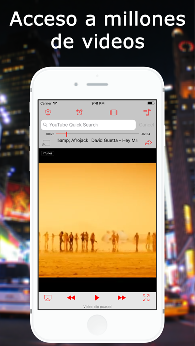 Music TV -Jugador para YouTube screenshot 3