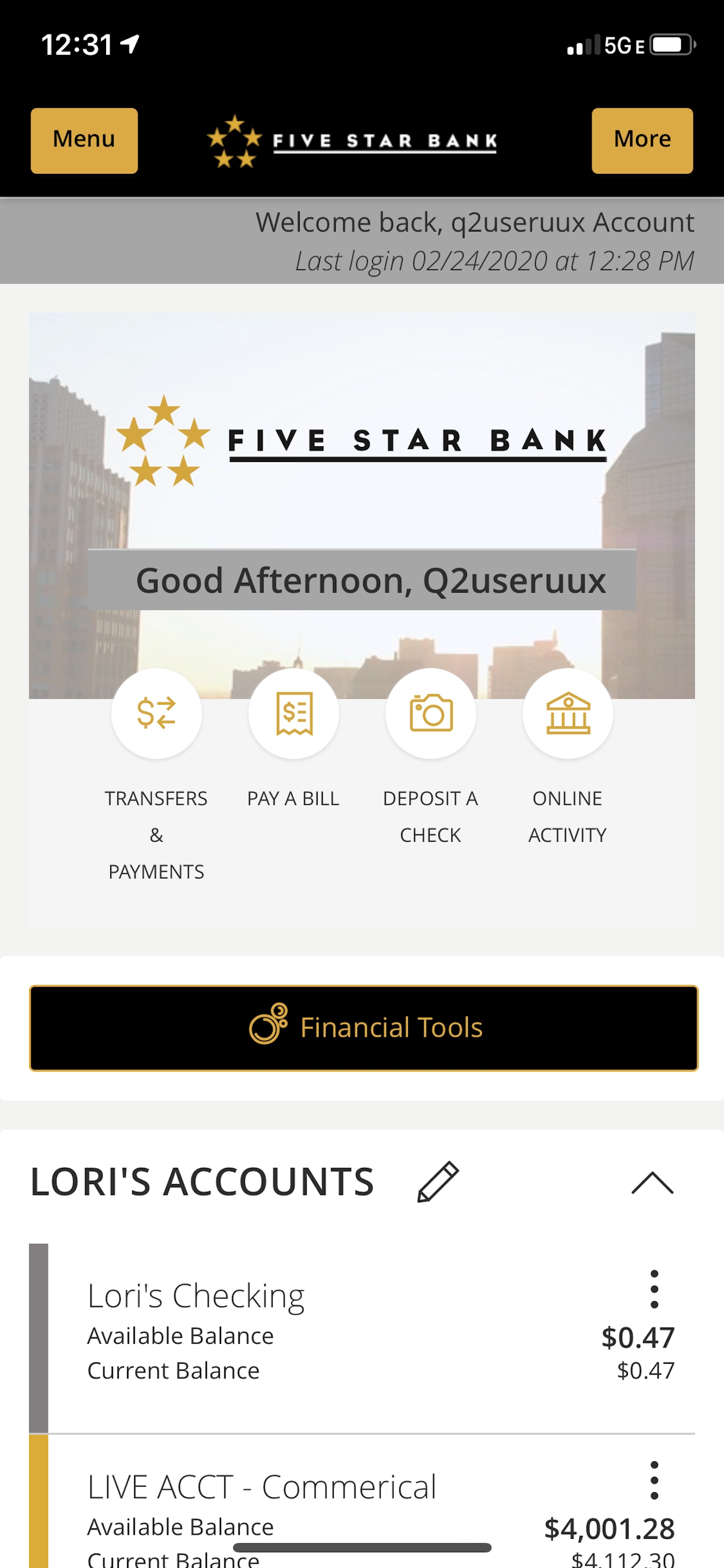 Five Star Bank CA