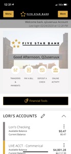 Five Star Bank CA screenshot #1 for iPhone