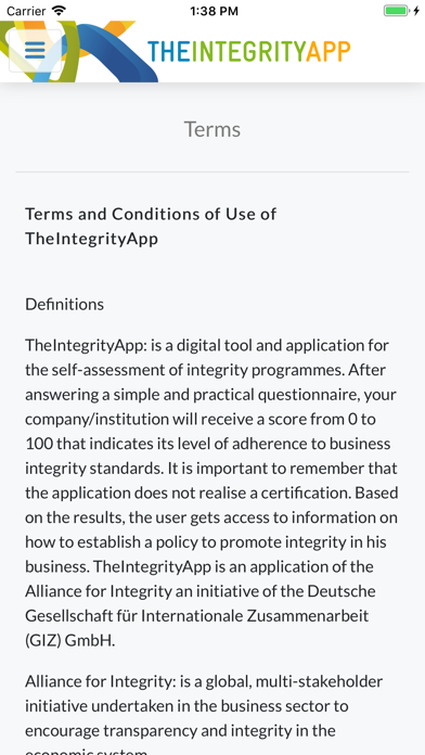 The Integrity App screenshot 4