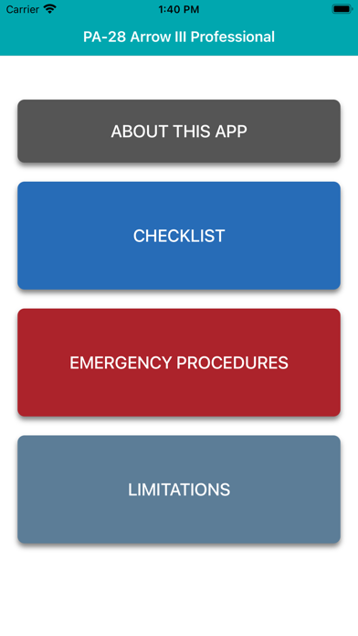 Screenshot #1 pour Piper PA-28 Checklists