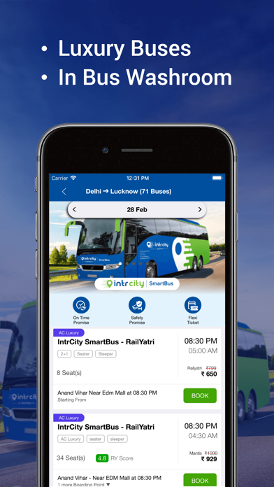 Bus Booking- IntrCity SmartBus screenshot 2