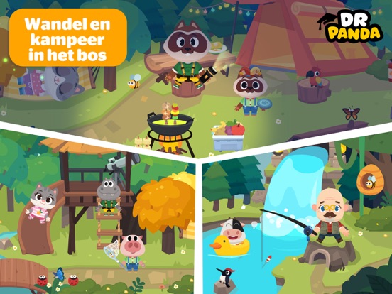 Dr. Panda Stad: Vakantie iPad app afbeelding 4