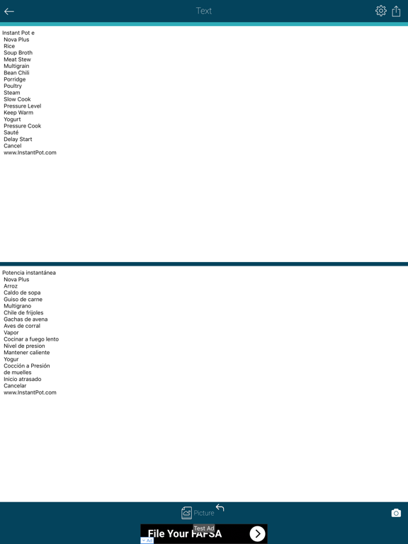 AR Translator & Image Scanner iPad screenshot 7 - Utilities app