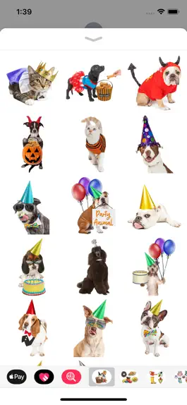 Game screenshot Halloween Pets Sticker Pack apk