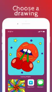 coloring widget iphone screenshot 4