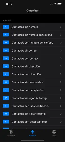 Screenshot 8 iContacts: Contactos de grupo iphone