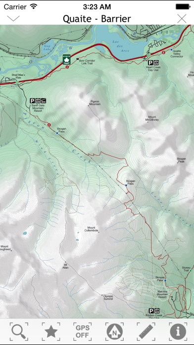 Kananaskis Country MTB Trails Screenshot