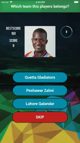 Game screenshot Cricket Player Team - PSL Quiz apk