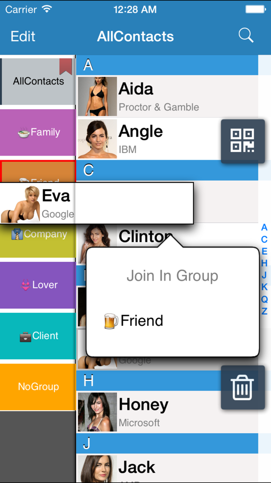 #1. GContact Lite 2 (iOS) 由: EJing