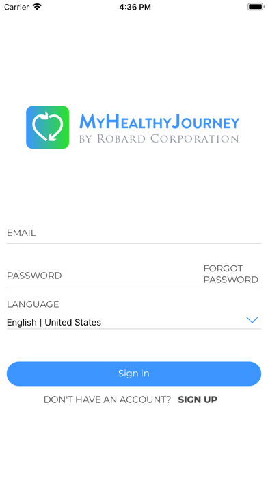 MyHealthyJourney Screenshot