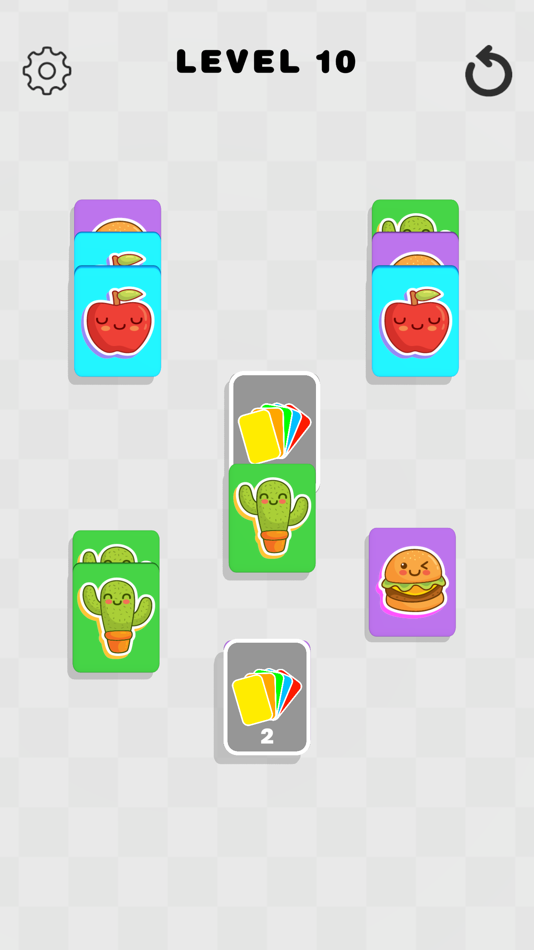 #7. Card Sort 3D (iOS) By: Mood Games OU