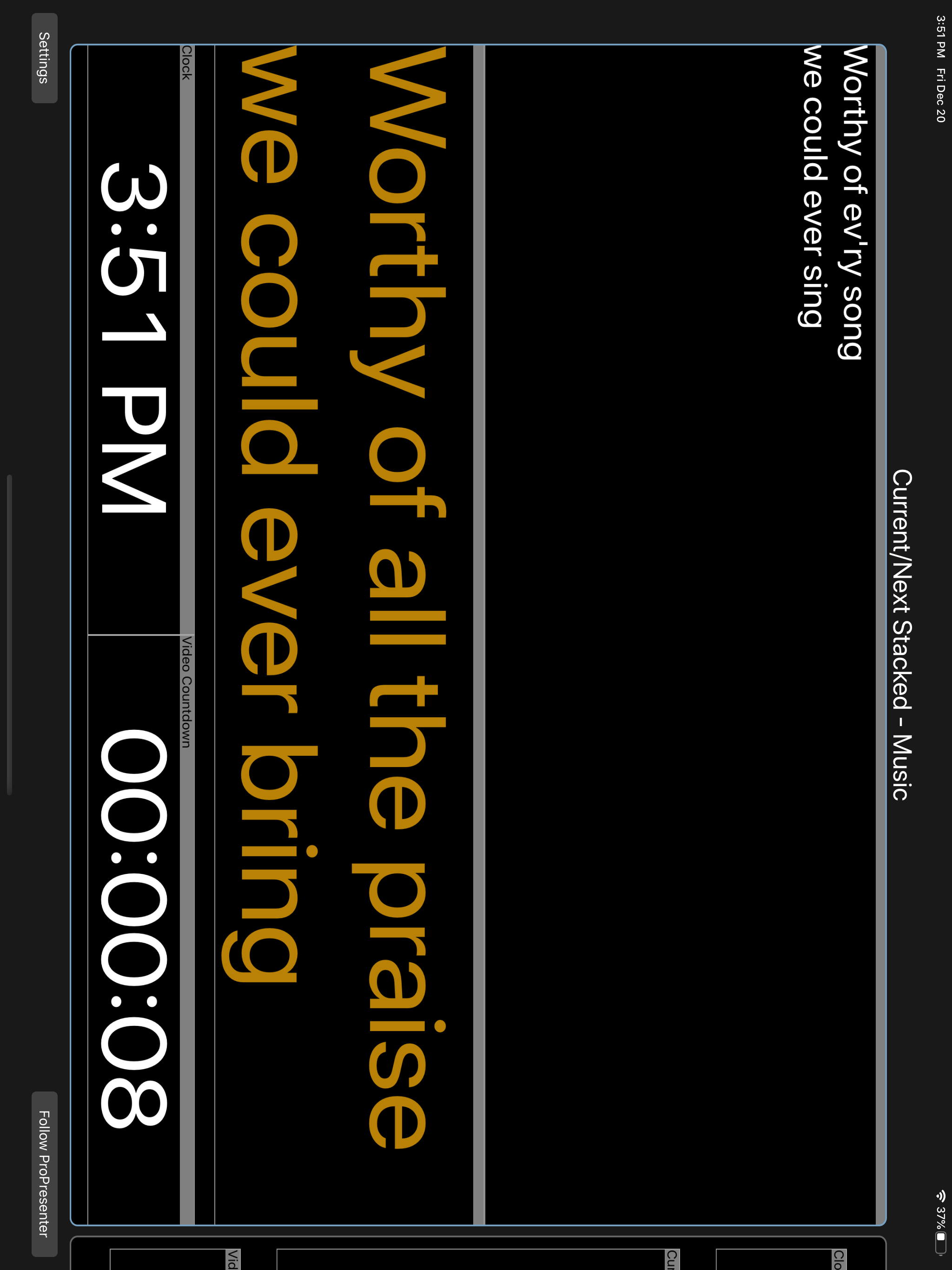 ProPresenter Stage screenshot 6