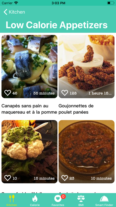 Screenshot #2 pour Recettes hypocaloriques