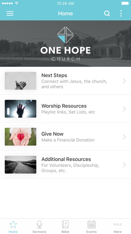 The One Hope Church App