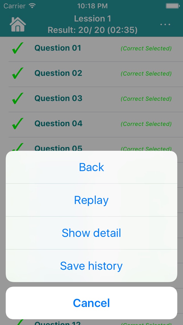 iPhone screenshot