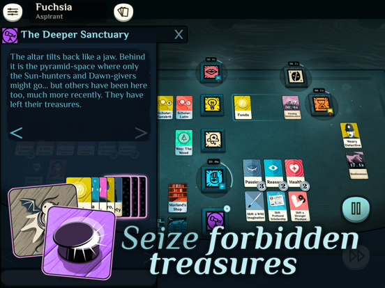 Cultist Simulator iPad app afbeelding 7