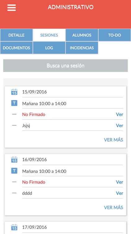 Grupo Siro App Profesor