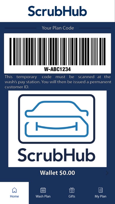 ScrubHub Car Wash Screenshot