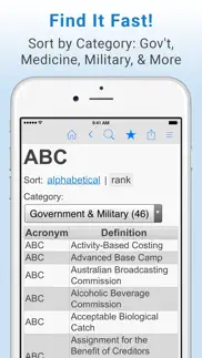 acronym finder iphone screenshot 2