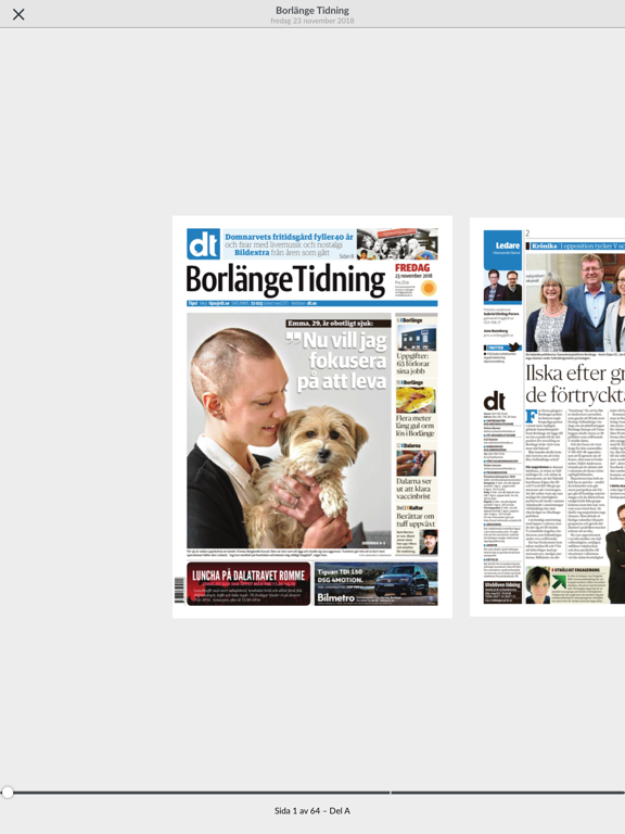 Screenshot #6 pour Borlänge Tidning e-tidning
