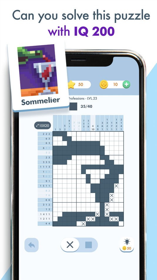 #3. Nonogram Classic: Logic Puzzle (iOS) Podle: LIHUHU PTE. LTD.