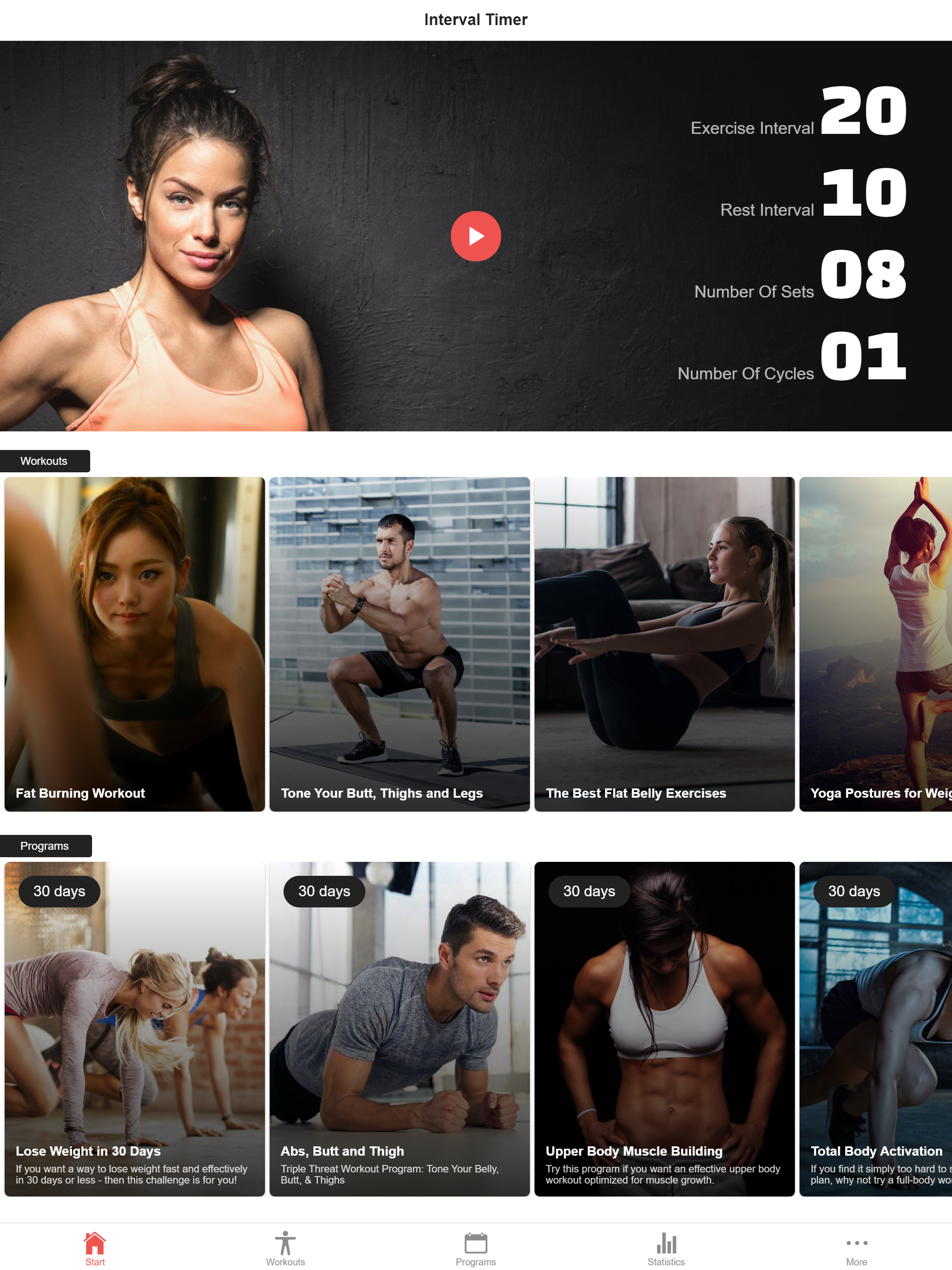Interval Timer: HIIT & Tabata