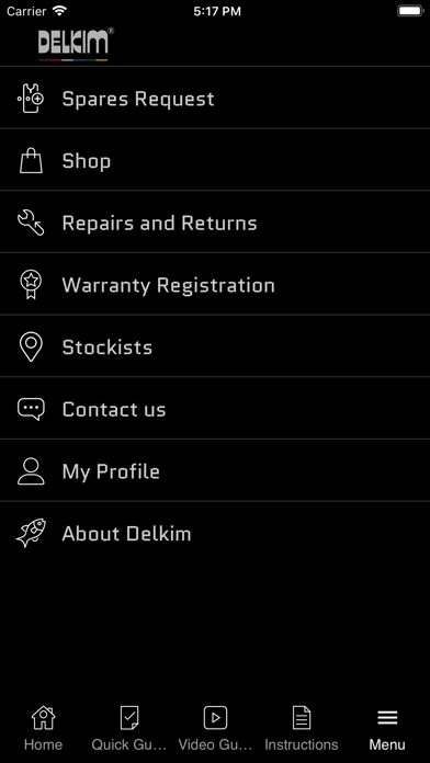 Delkim App Screenshot