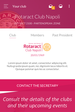 Rotarapp - l'app del Rotaract screenshot 2