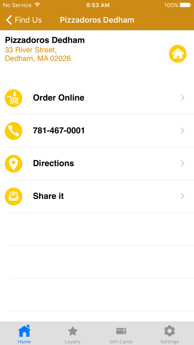 Screenshot #3 pour Pizzadoro's App