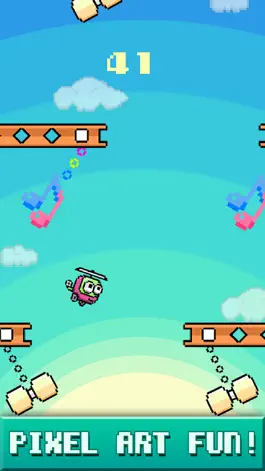 Game screenshot Mini copter: Fun swing action apk