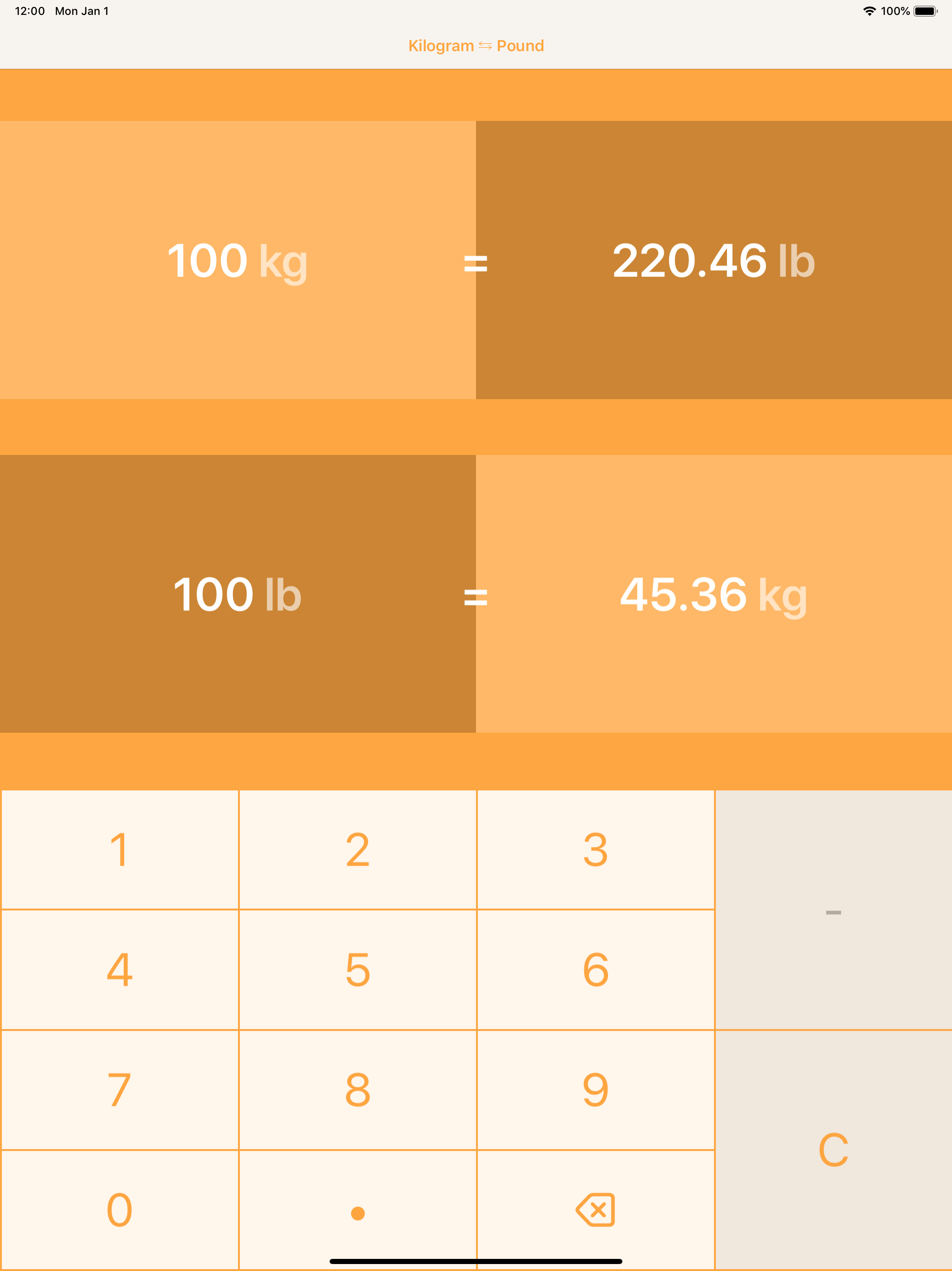 Kilogrammes To Pounds screenshot 9
