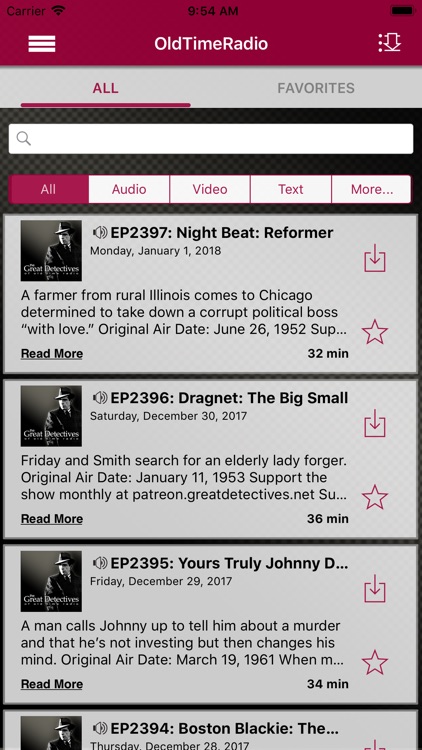 OldTimeRadio Great Detectives