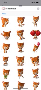 3D Animated Cat Emoji Stickers screenshot #8 for iPhone