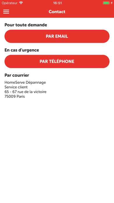 Screenshot #3 pour HomeServe Dépannage Pro