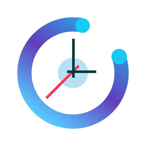 Hours X: Clock In Work Time Icon