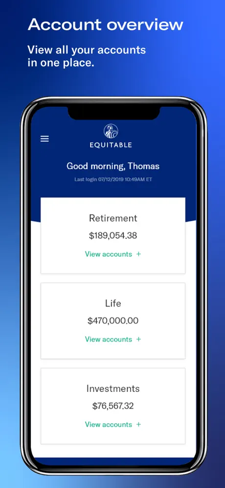 Equitable Mobile App