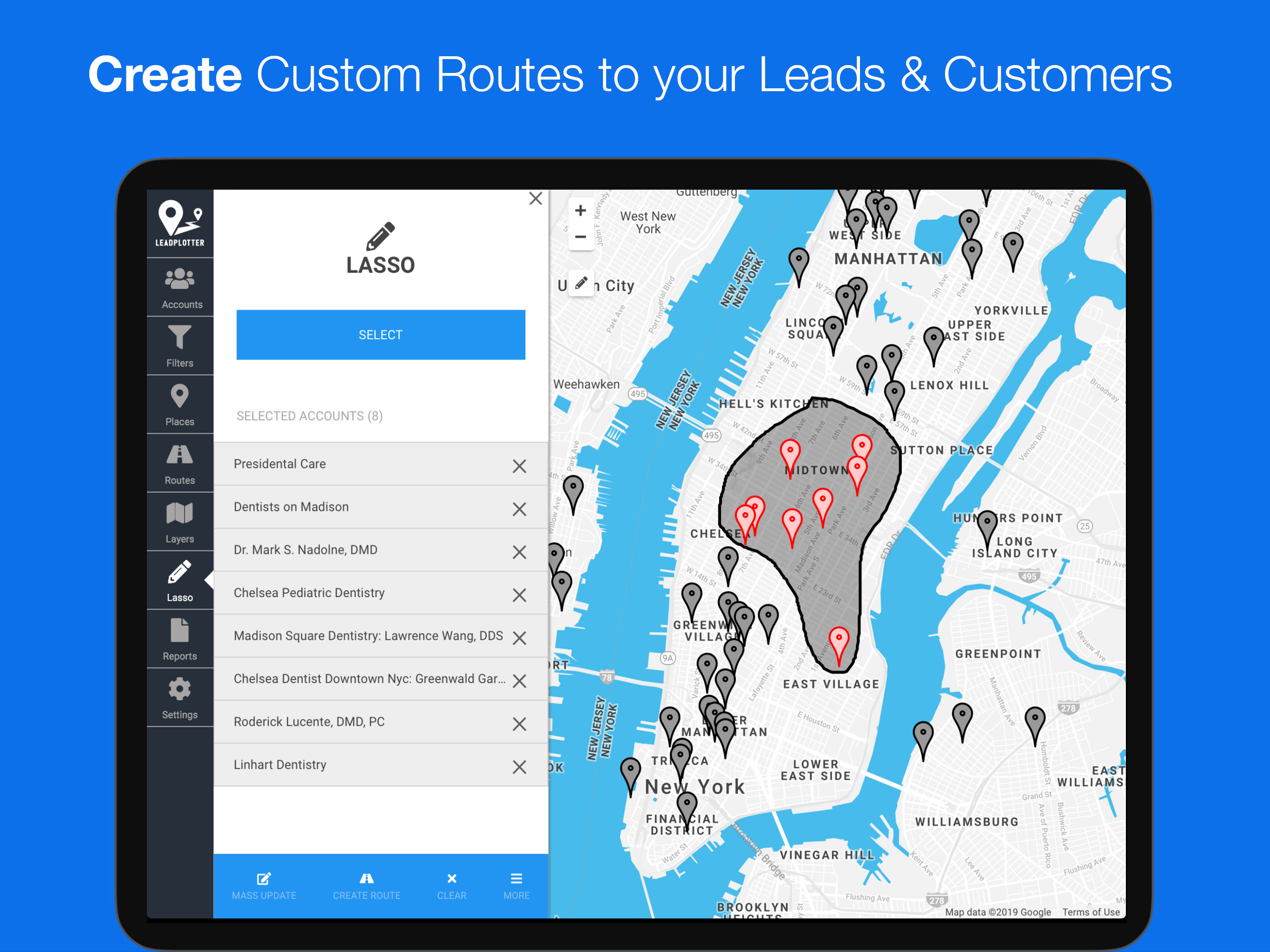 LeadPlotter Route & Sales CRM screenshot 11