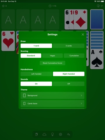 Solitaire The Game iPad screenshot
