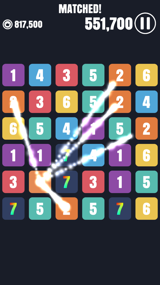 #4. Matched! - Merge Numbers (iOS) 来自: 1GRAM