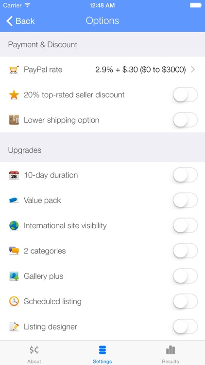Salecalc for eBay Calculator screenshot-4