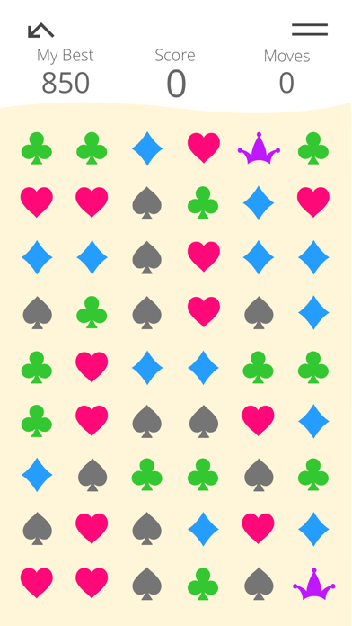 Poker Punch Match 3 Game Screenshot