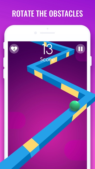 Spin Race - Zig Zag Drift Line Screenshot 1