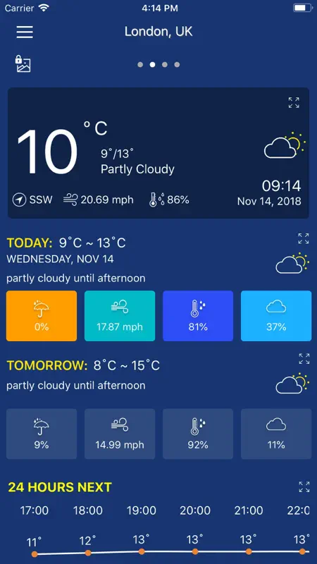 Accurate Weather forecast pro screenshot 6 of 10