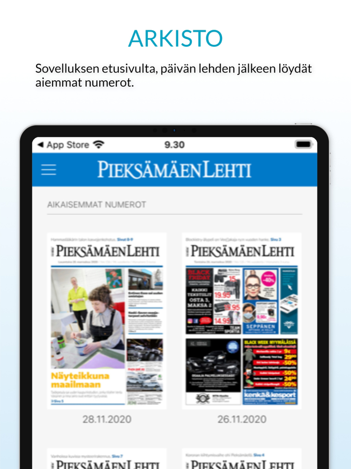 Pieksämäen Lehti päivän lehti