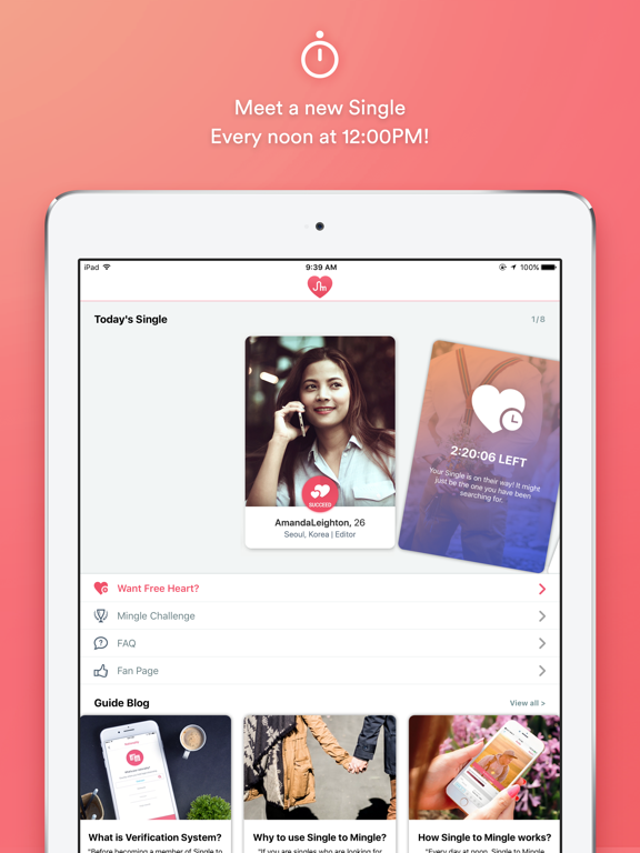 Screenshot #4 pour Single to Mingle - Dating App