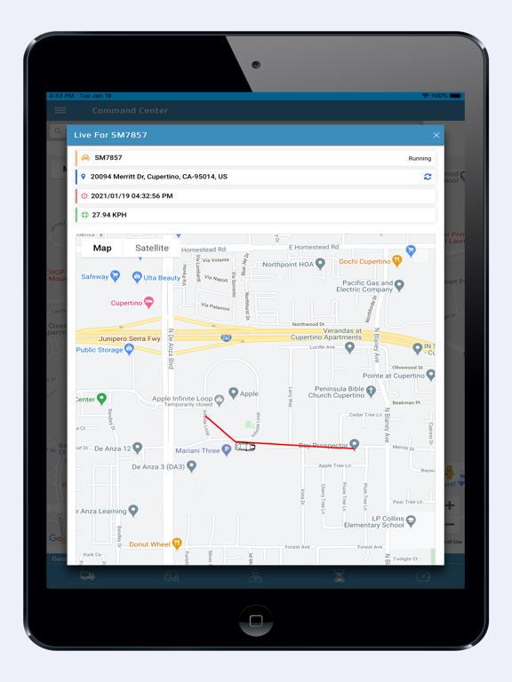 YLogApp iPad screenshot 9 - Navigation app