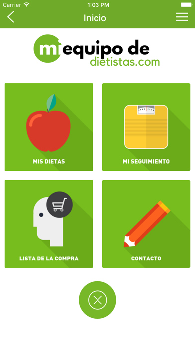 Miequipodedietistas Screenshot