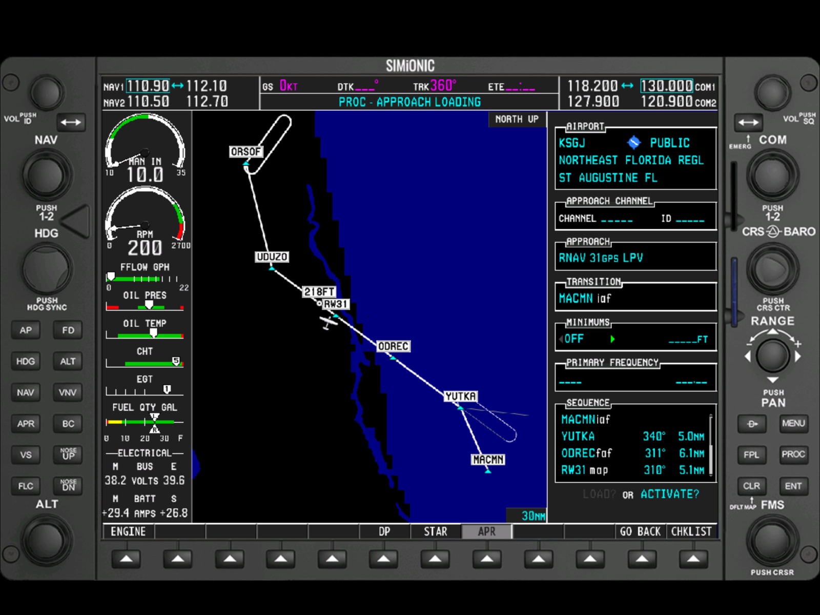 Simionic G1000 (MFD) ipad screenshot 2